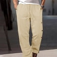 thumbnail image 2 of Zszcpp Work Pants Men Comfortable Sweat Long Athletic Bright Brief Style Relax Lounge Trousers Casual Trouser, 2 of 6