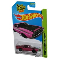 Hot Wheels HW Workshop (2013) Magenta & Black '71 Dodge Challenger Car 242/250