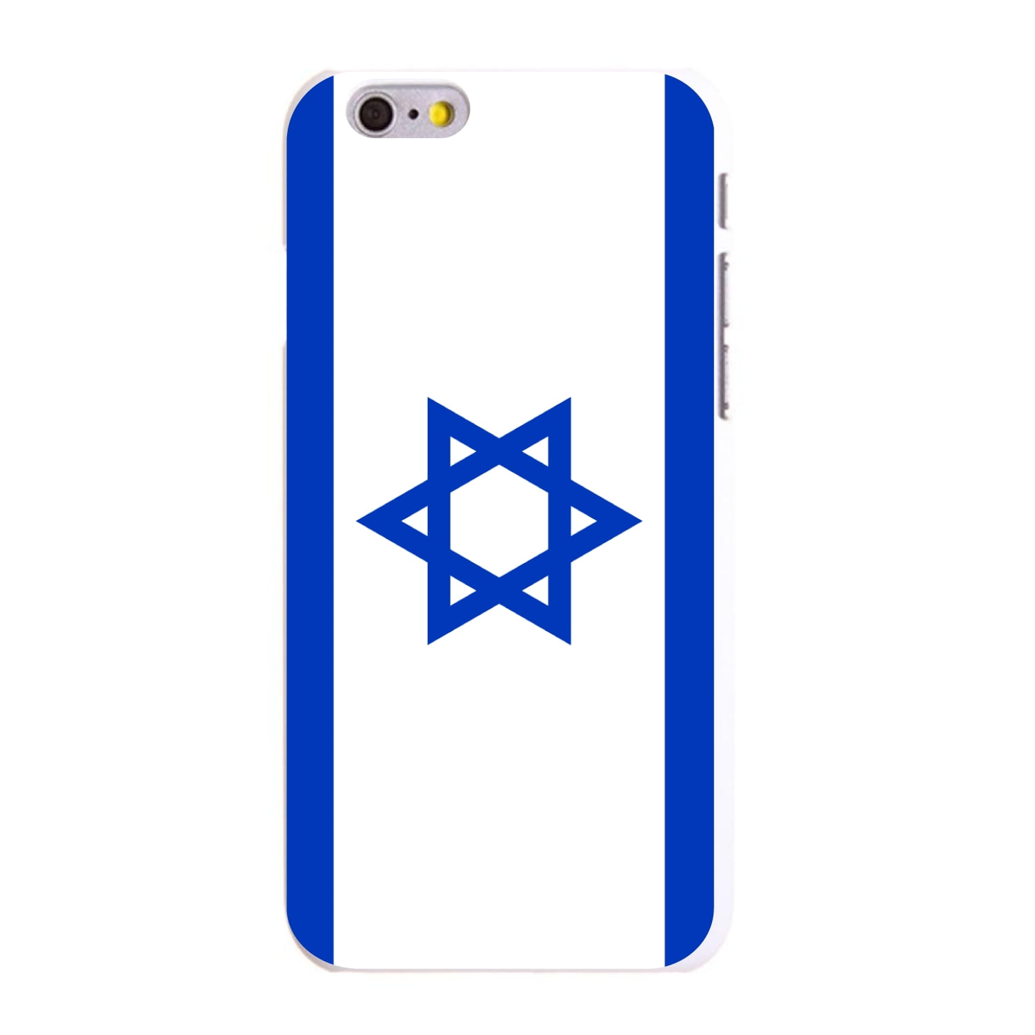 CUSTOM White Hard Plastic Snap-On Case for Apple iPhone 6 PLUS 6S PLUS...