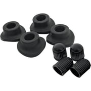 Bolt Valve Stem Rubbe Grommet & Cap Set 4-Pack (2007-GRM)