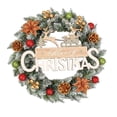 thumbnail image 3 of Corona de Navidad,Corona navideña para decorar entrada,Guirnalda de puerta colgante,guirnalda artificial para decoración del hogar,Guirnalda de flores artificiales para, 3 of 8