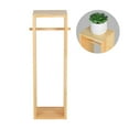 thumbnail image 2 of Natural Wood Toilet Paper Holder, Dispenser with 6 Rolls Storage, Brown, 2 of 6