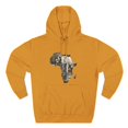 thumbnail image 2 of Three-Panel Fleece Hoodie~ Elephant, 2 of 4