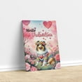 thumbnail image 3 of Hello Valentine’s Day Collie Flower Crown Romantic Pink Floral Vertical Matte Canvas Poster Collie Dog Lover Gifts Idea Wall Art Home Decor - 00031, 3 of 5