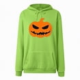 thumbnail image 6 of Towmus Women Cute Pattern Hoodie Girl Halloween Pumpkin Face Personalized Cartoon Sweatshirt Long Sleeve Harajuku Streetwear, 6 of 6