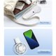 thumbnail image 5 of Ventilador de mano 2400mAh Mini ventilador Pequeño ventilador personal Ventilador de cuello plegable para dormitorio en casa Hugtrwg Para estrenar, 5 of 9