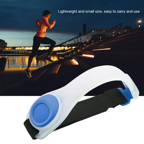 Lightweight Silica Gel LED Light Night Safety Lamp for Outdoor Sports Running Cycling Blue