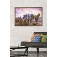 thumbnail image 2 of Cityscapes - Los Angeles, California Pastel Wall Poster, 22.375" x 34", Framed, 2 of 3