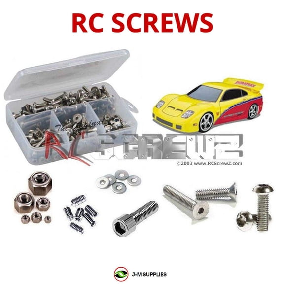 RCScrewZ Stainless Steel Screw Kit dur010 for Duratrax Street Force RC Car | SET