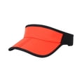 thumbnail image 3 of Fabrcox Unisex Sports Sun Visor Hats Adjustable Empty Top Baseball Caps Spring Summer Sports Tennis Hats for Women Men Red 21.26-23.62", 3 of 4