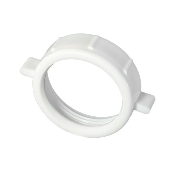 Plastic Slip Joint Nuts 1-1/2" White Slip Nut for Tubular Drain Applications