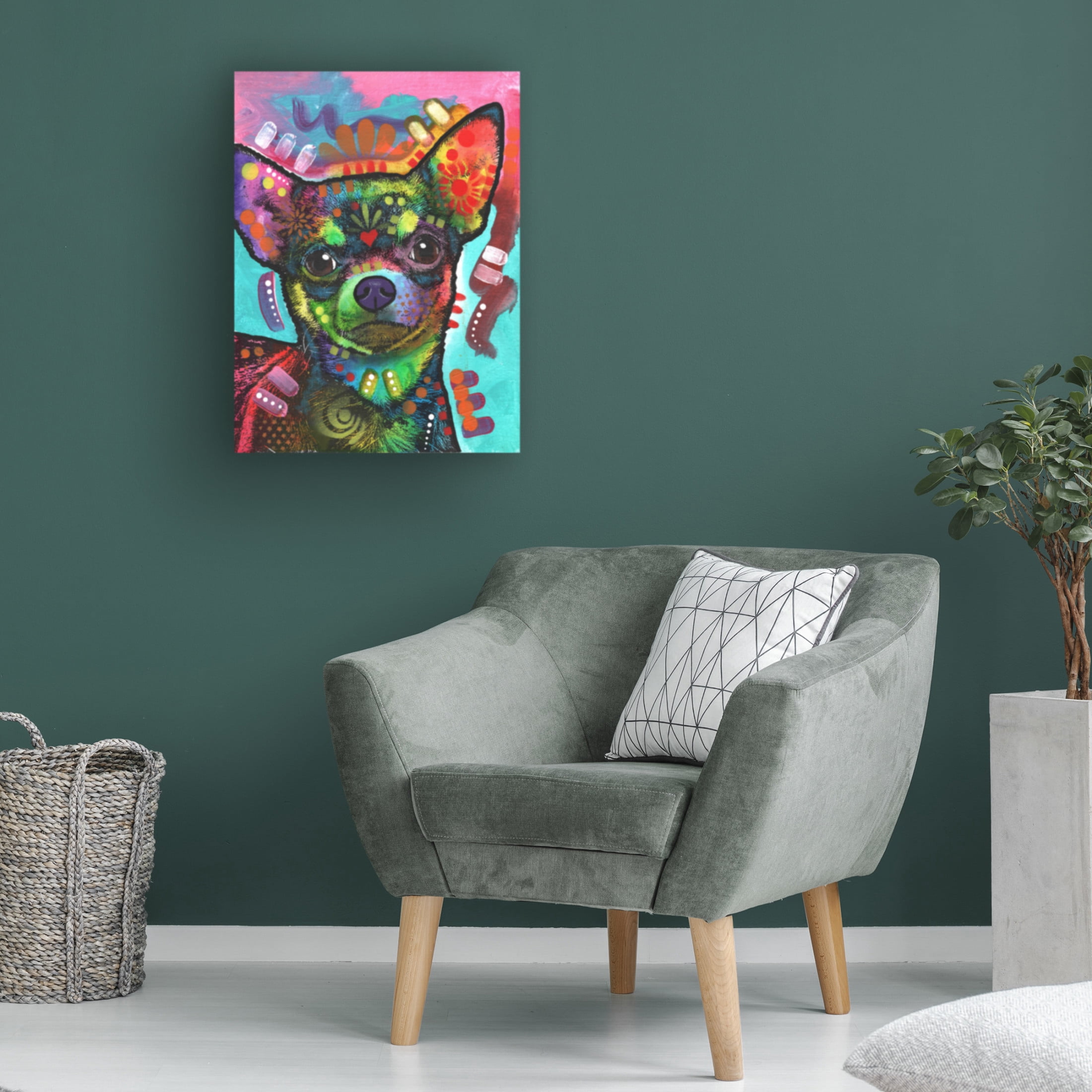 Canvas Wall Art - Dean Russo 'Chi' Wall Art for Living Room, Bedroom, or Office Décor by Trademark Fine Art - 14 x 19 Inches