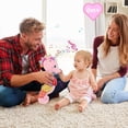 thumbnail image 3 of Baby Girl Toys 0-6 Months,Musical Stuffed Animal Plush Toy with Rattle,Soft Newborn Toy for 0 3 6 9 12 Months Girls,Baby Girl Gift,Pink, 3 of 7