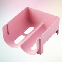 OUNONA Portable Shelf Beer Holder for Fridge Soda Can Bottle Organizer 1 Set Home Store Pink