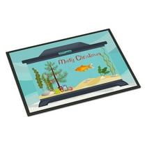 Goldfish Common Merry Christmas Door Mat