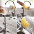 thumbnail image 4 of Soporte De Esponja De Acero Inoxidable Soporte De Fregadero De Cocina Y Baño Para Cepillo De Jabón De Esponja Y Líquido. Afortunado Sencillez, 4 of 5