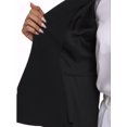 thumbnail image 5 of INSPIRE CHIC Women's Blazer Stand Collar Long Sleeve Single Button Peplum Blazer XL Black, 5 of 7