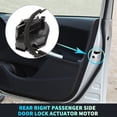 thumbnail image 2 of Motor de actuador de cerradura de puerta eléctrica trasera derecha con cable para Nissan Versa Note 2014-2019 No.825003WC0A Negro, 2 of 7