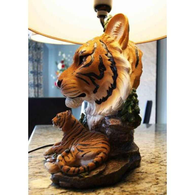 Vintage Ceramic Regency Yellow Tiger Statue