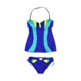 thumbnail image 1 of Hobie Tankini de 2 piezas con bloques de color para mujer, azul, pequeño, 1 of 2