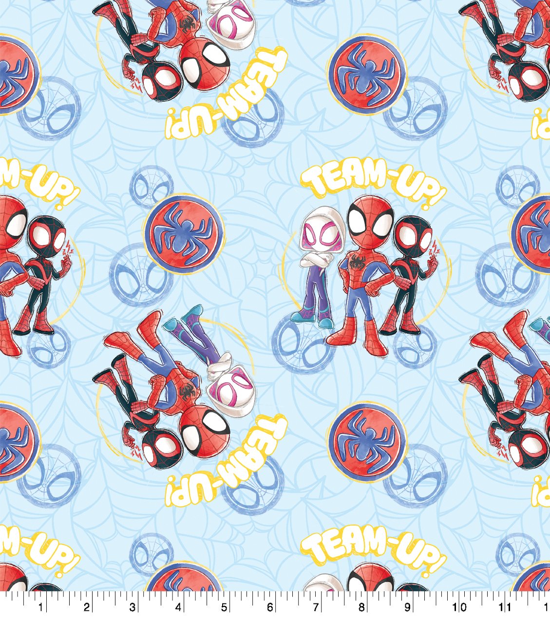 Marvel Spidey and His Amazing Friends Team Up Fabric
