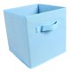 thumbnail image 4 of Cubo de almacenamiento plegable, cesta abierta, cesto de ropa plegable para la familia azul, 4 of 9