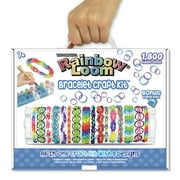Rainbow Loom- Rubber Band Bracelet Craft Kit, 1,800 Rubber Bands Included, 8 Different Designs to Create, 5 Compartments For Easy Storage, High Quality Craft for Ages 7 and Up