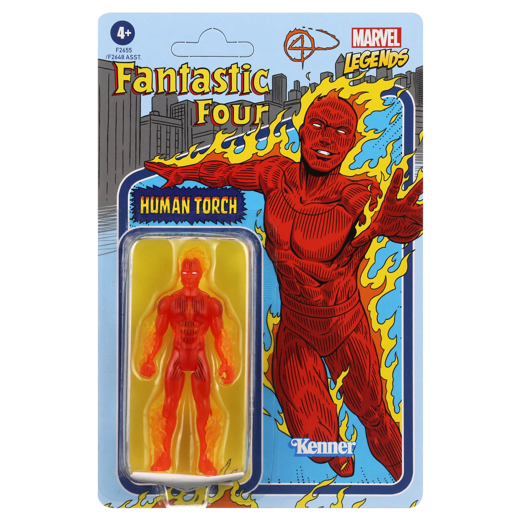 Marvel Human Torch 3.75 in Action Figure Toy F2655 for sale online 