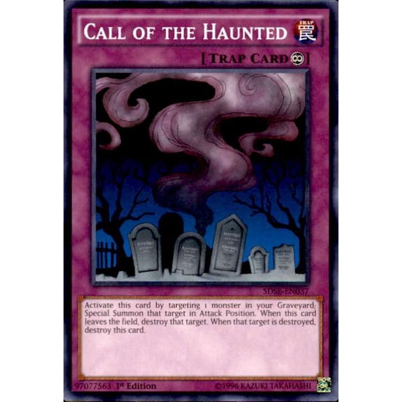 YuGiOh Synchron Extreme Structure Deck Common Call of the Haunted SDSE-EN037