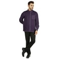 thumbnail image 2 of Bestman Solid Button Down Shirt For Men Long Sleeve With Patch Pocket Formal Business Wear, 2 of 7