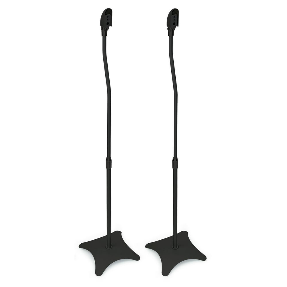 UNIVERSAL SURROUND SOUND SPEAKER STANDS SET OF 2 SATELLITE SPEAKER