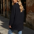 thumbnail image 5 of Guluxicc Womens Dressy Coats Double Button Lapel Collar Long Sleeve Coats with Side Pockets for Everyday Fall Winter, 5 of 5