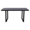 thumbnail image 2 of Armen Living Newark Contemporary Dining Table in Gray Coated Finish and Rusted Black, 2 of 6