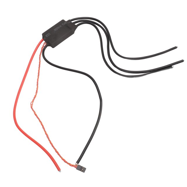 RC Boat Esc, impermeable 50A Adelante Atrás Resistente de Doble Vía RC Boat Esc para Propulsores Submarinos de 12-25,2 V