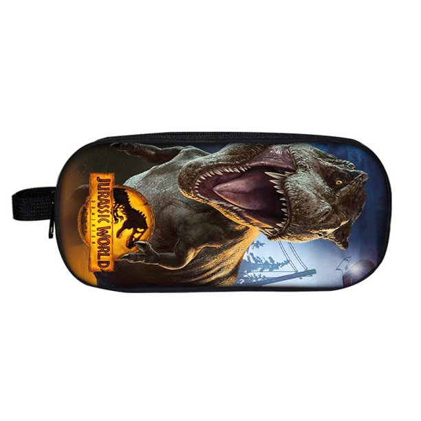 Mochila Para Niños Jurassic World Con Estampado De Dinosaurios , Nueva Bolsa De Lápices Y Niñas