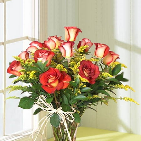 One Dozen Russet Roses