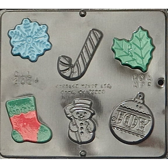 2024 Christmas Assortment Chocolate Candy Mold