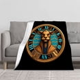 thumbnail image 2 of Durable Soft & Warm Flannel Blanket - Cozy Camel Head Emblem Design Perfect for Sofa Travel Bed & Chair - Stylish & Comfortable, 2 of 7