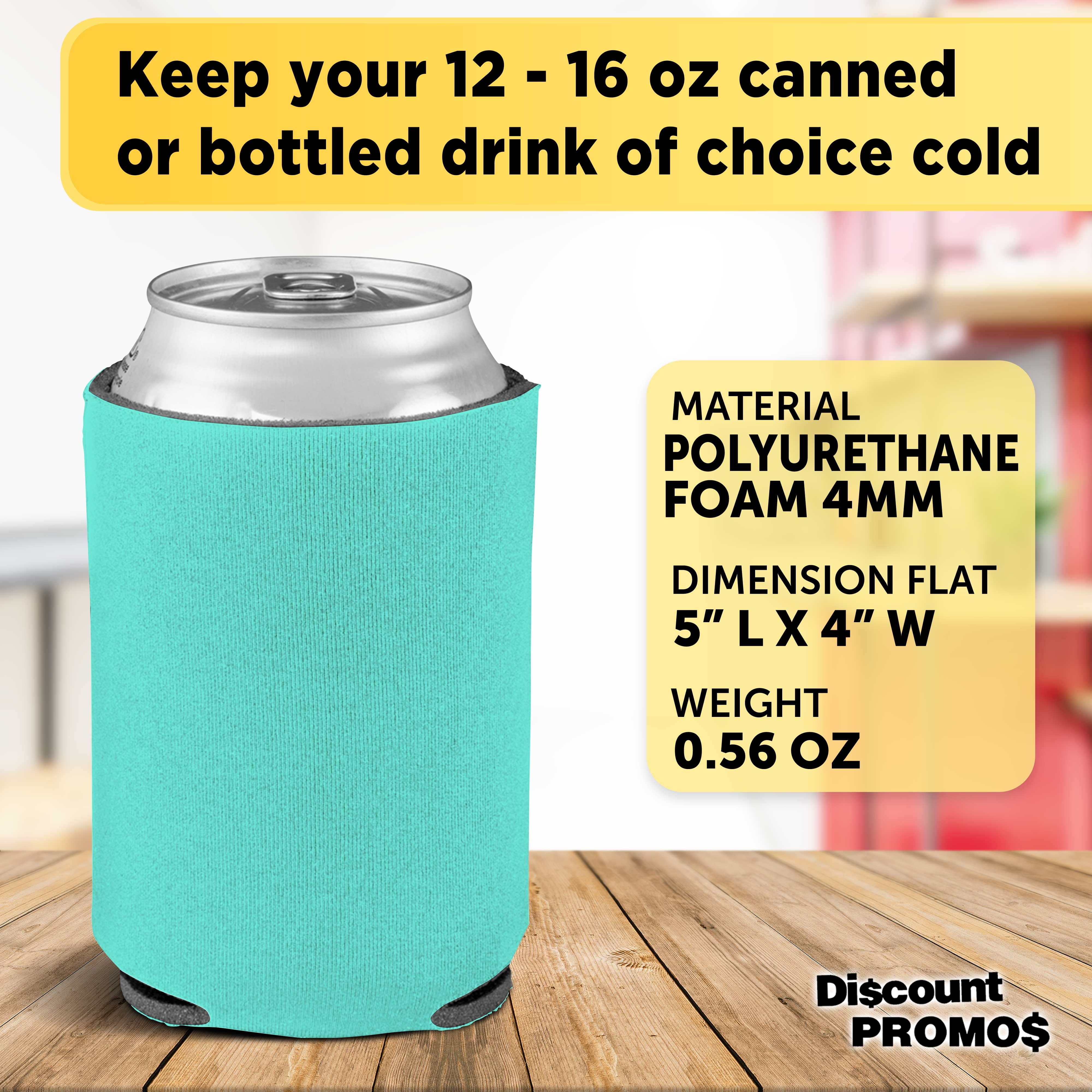 Collapsible Can Coolers Set of 25, Bulk Pack - Keep Your Beer Cold, Insulated Can Holder - Robins Egg