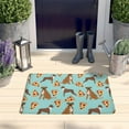 thumbnail image 2 of Boxer Dog Pitbull Terriers Dog and Pizza Flannel Non Slip Door Rugs,Washable Door Mats Indoor,Decorative Door Mats,Dirt-Resistant and Absorbent Doormat for Entrance,Bedroom,Kitchen,Bathroom,23.5"x16", 2 of 5