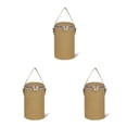 thumbnail image 2 of Eigraketly Bolsa de almacenamiento para cilindro de combustible, bolsa flexible reutilizable con cremallera, para actividades al aire libre, barbacoa, funda Marrón Pequeña 3piezas Eigraketly CBP252339, 2 of 6
