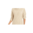 thumbnail image 2 of CHARTER CLUB Womens Black Speckle Long Sleeve Cowl Neck Sweater XS, 2 of 3