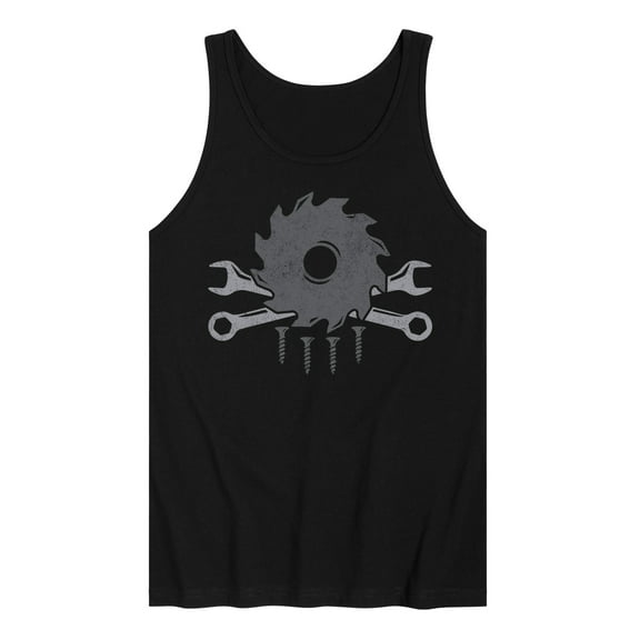 Instant Message - Tool Skull And Crossbones - Men's Jersey Tank Top