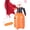 🔥 Orange_Base#365, variant on Pneumatic Garden Sprayer 2L | Automatic Handheld Watering Pot Orange Bottle | Durable Anti-Aging Plastic & Brass Nozzle | Adjustable Spray | Plant & Balcony Care