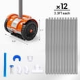thumbnail image 6 of (2025 Upgrade) VINGLI Pool Vacuum Suction-Side Pool Cleaner Automatic Sweeper for Inground Swimming Pool,Powerful Suction to Climbs Walls,with 39.6ft Tangle Free Hose (Memory Blue&Gray), 6 of 17