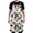 Black Cow Spots, variant on Pineapple Flower Coconut Drink Kitchen Apron with 2 Pockets Adjustable waterproof Cooking Aprons for Women Men Chef