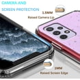 thumbnail image 3 of Compatible with Samsung Galaxy A23 5G Case Cute Glitter Clear Sparkly Cases Shockproof Samsung A23 5G Phone Case for Women Girls Silicone Slim Bling Protective Cover (Purple), 3 of 14