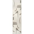 thumbnail image 2 of LaDole Rugs Cream Grey Brown Textured Modern Geometric Area Rug | Carpet For Living Room, Bedroom, Kitchen, Dining, Home Office Floor Décor, 2 of 5