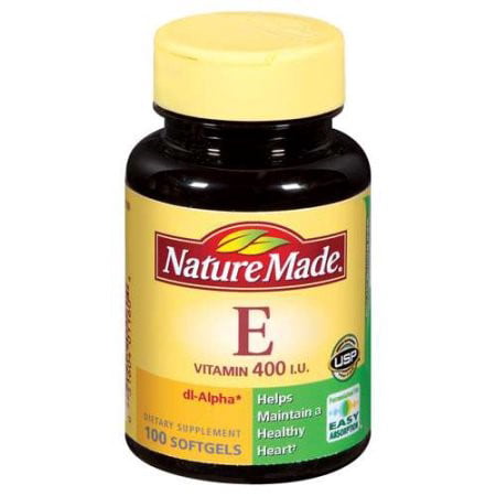 Nature Made E 400 UI Vitamine Complément alimentaire gélules - 100 CT