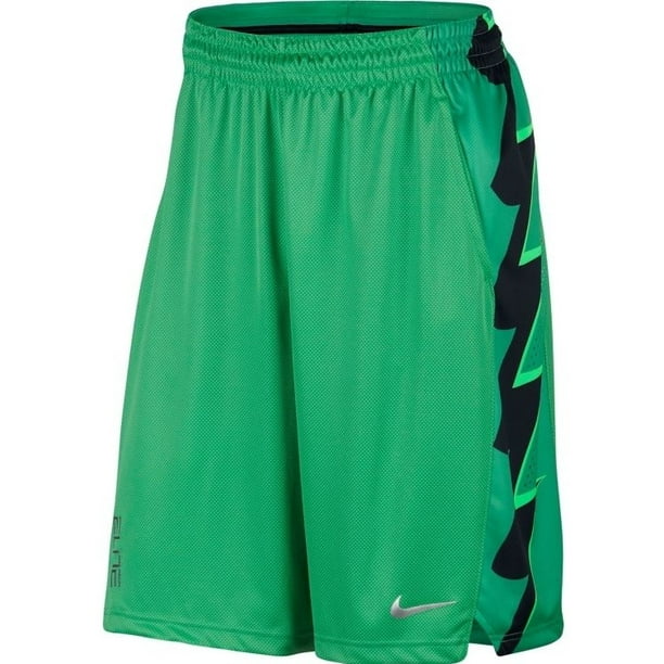 Nike - Nike Elite Bolt Green/Black Men's Basketball Shorts Size 2XL ...